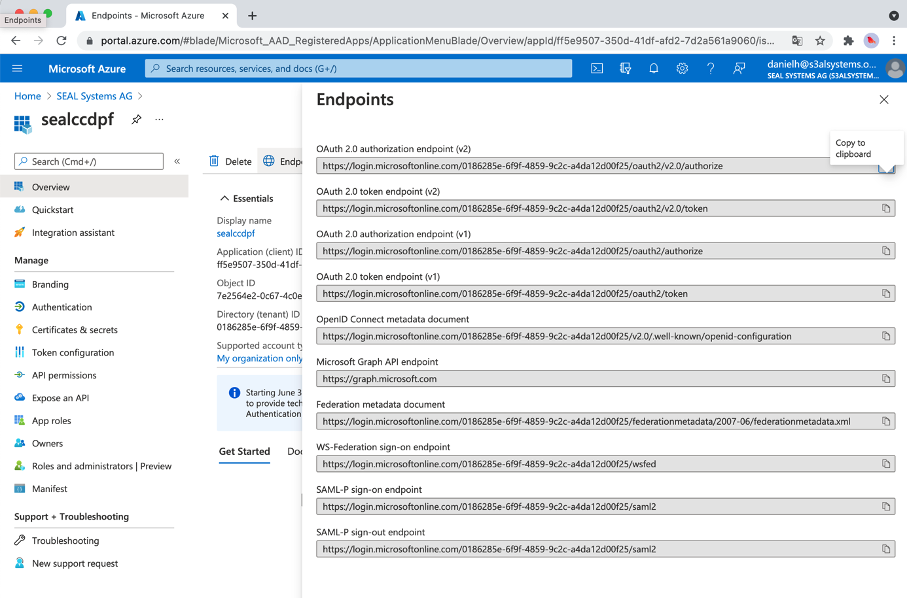 Azure Active Directory API permissions